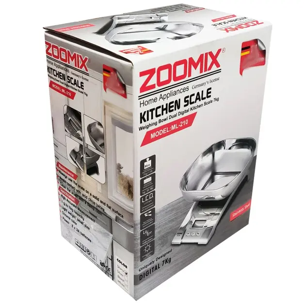 بسته بندی ترازو زومیکس zoomix